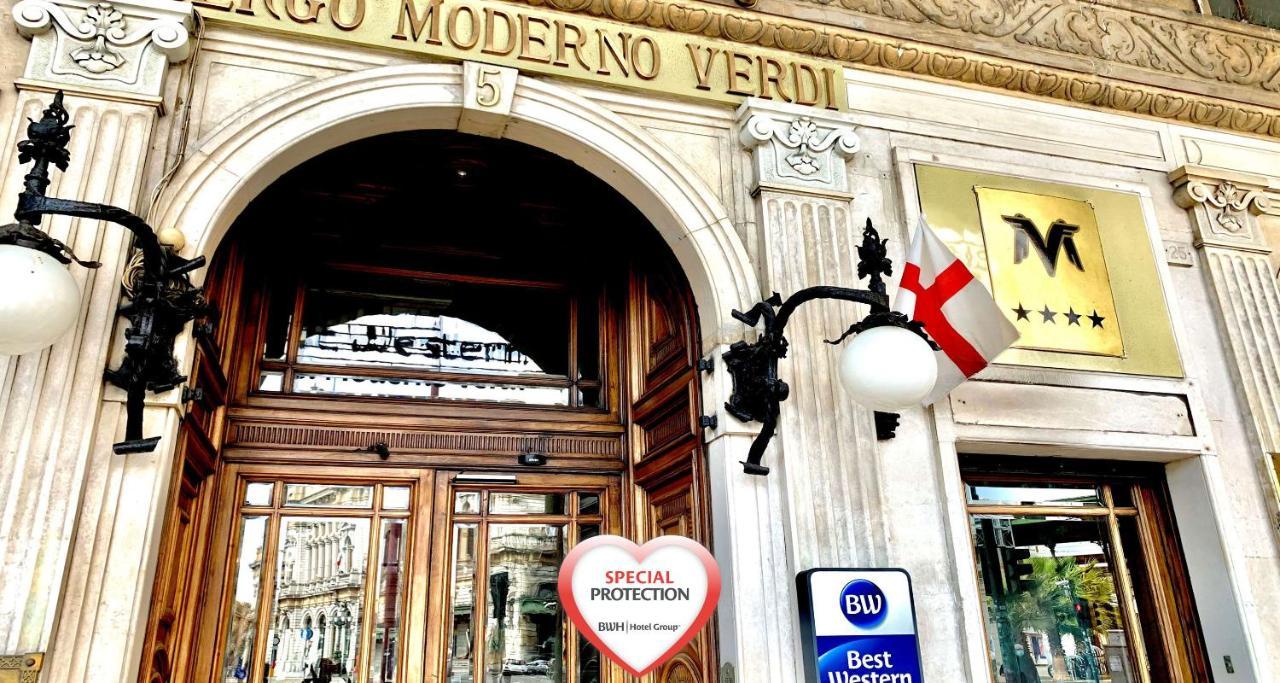 Best Western Hotel Moderno Verdi Генуя Экстерьер фото